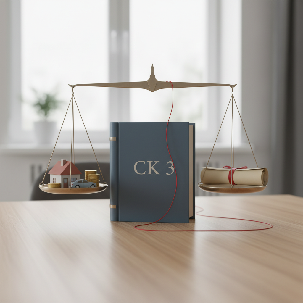 Sutuoktinių turto dalybos: ką numato CK 3 knyga?