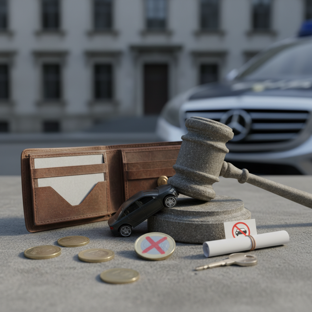 Vairavimas be teisių: baudos ir automobilio konfiskavimas